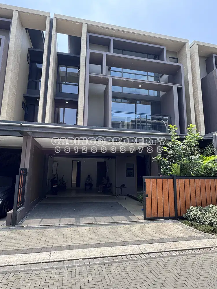 jual cepat! rumah mewah 3 lantai the zora kanade di bsd city, plus Lift!