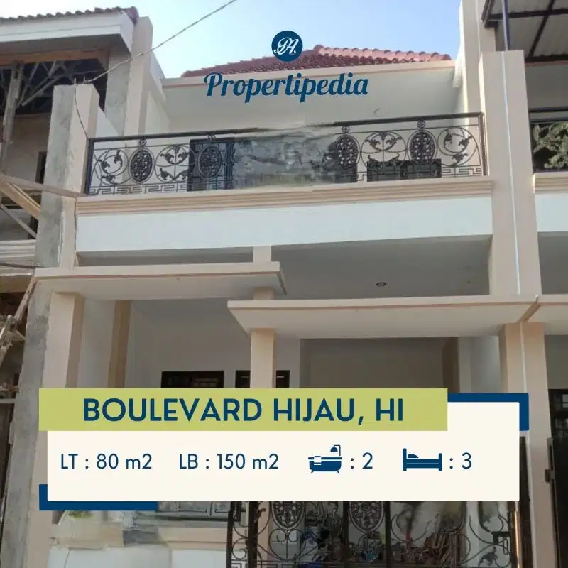 Dijual Cepat & Murah Rumah 2 Lantai di Perumahan Harapan Indah Bekasi