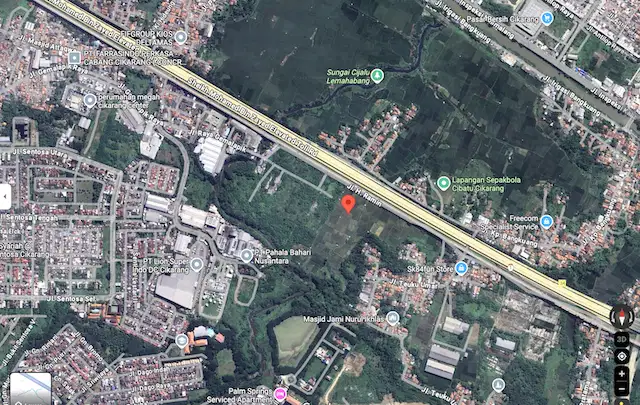 Mega LAND SALE 100,000 sqm in South CIKARANG, Bekasi, West Java