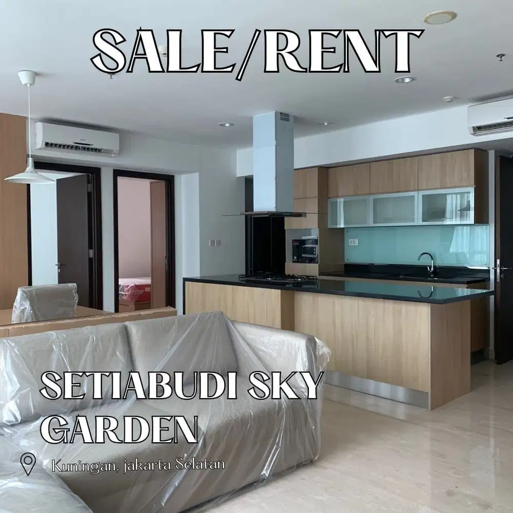 Disewa Apartment Setiabudi Sky Garden 3BR uk 155m2 Furnished Jaksel