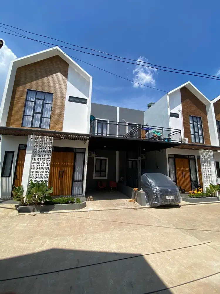 RUMAH SKANDINAVIAN 2LT DALAM PERUMAHAN DI DEPOK DEKAT TOL & STASIUN