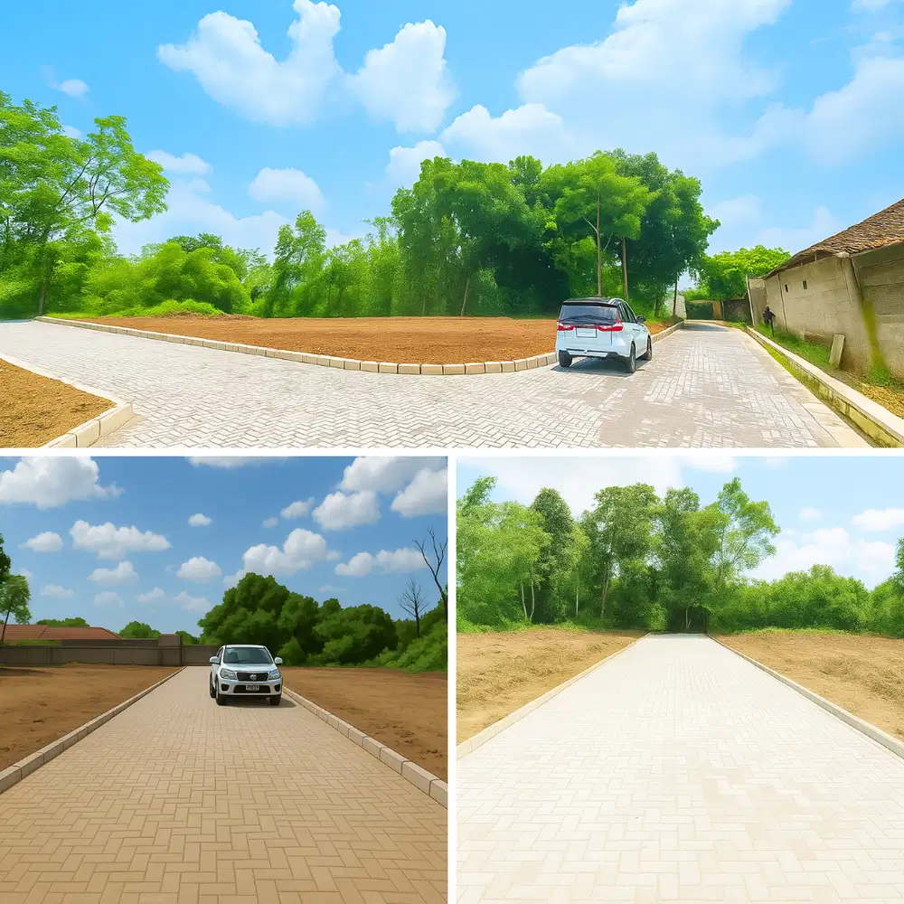 Siap Bangun Tanah SHM P, Di Kalasan Sleman Jalan Jogja Solo