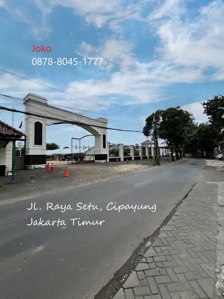 Lahan Premium 2,3 Ha View Danau Jl. Raya Setu Cipayung, Jakarta Timur
