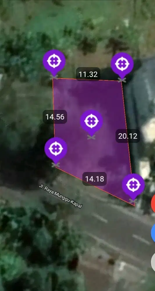 DIJUAL TANAH PINGGIR JALAN MUNGGU KAPAL