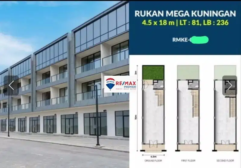 Jual modal Ruko Mega Kuningan RMKE pik2