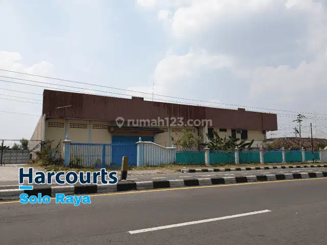 Gudang hitung tanah lokasi sangat strategis dekat colomadu