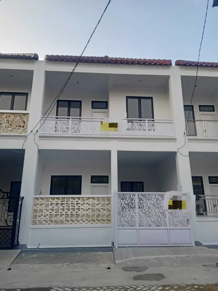 jual rumah 2 lantai full renovasi mewah tidak banjir harapan indah bekasi utara.