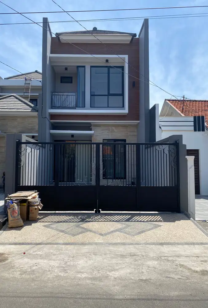 Rumah Rungkut Asri Barat, Baru Gress, Minimalis, Lokasi strategis