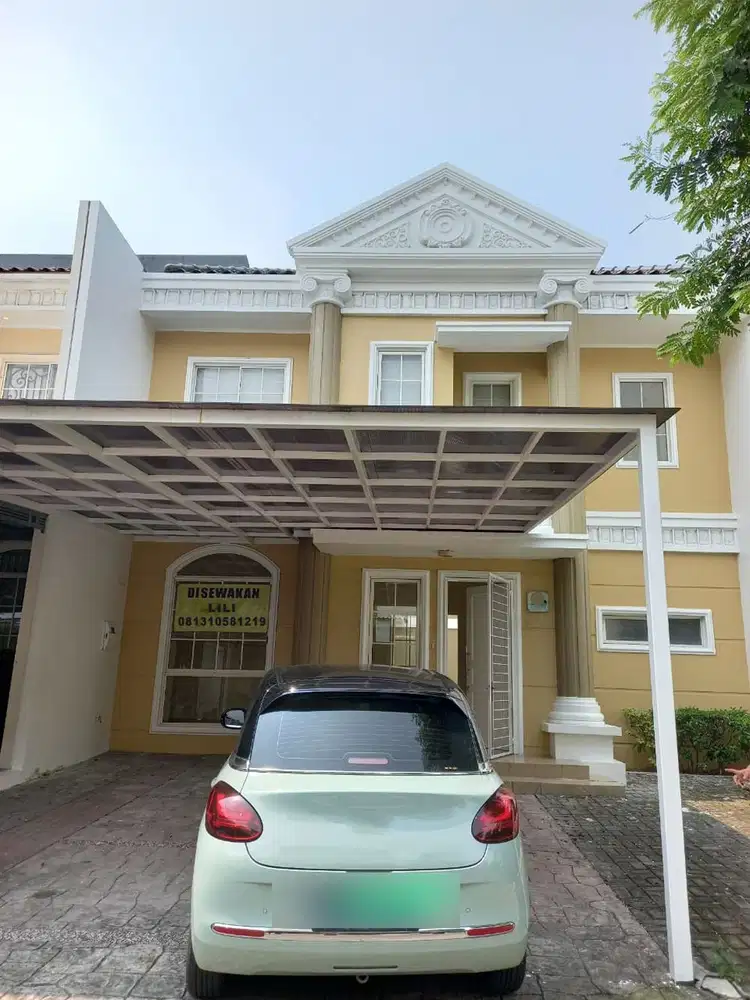 Disewa Rumah Green Lake City di Cluster Europe uk.10x20m Siap Huni