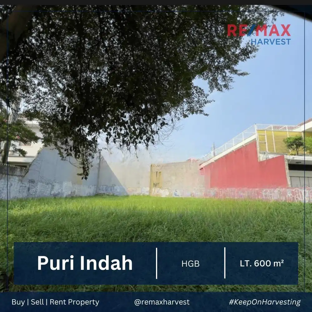 JUAL CEPAT TANAH/KAVLING LANGKA DIJALAN UTAMA ZONA KOMERSIL PURI INDAH