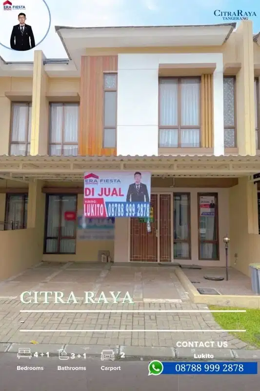Dijual Cepat Rumah Baru Semi Furnish Sudah Renovasi di Citra Raya