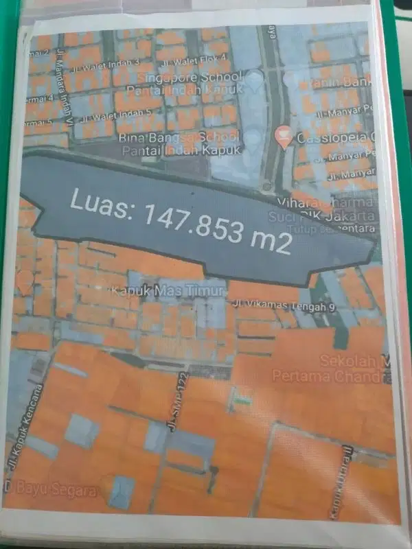 kavling di kapuk blkg long beach pik2 cocok u/cluster