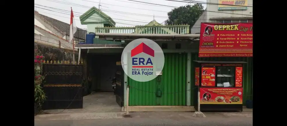 Dijual Rumah Pinggir Jalan Ada Kios Cocok untuk Usaha di Depok