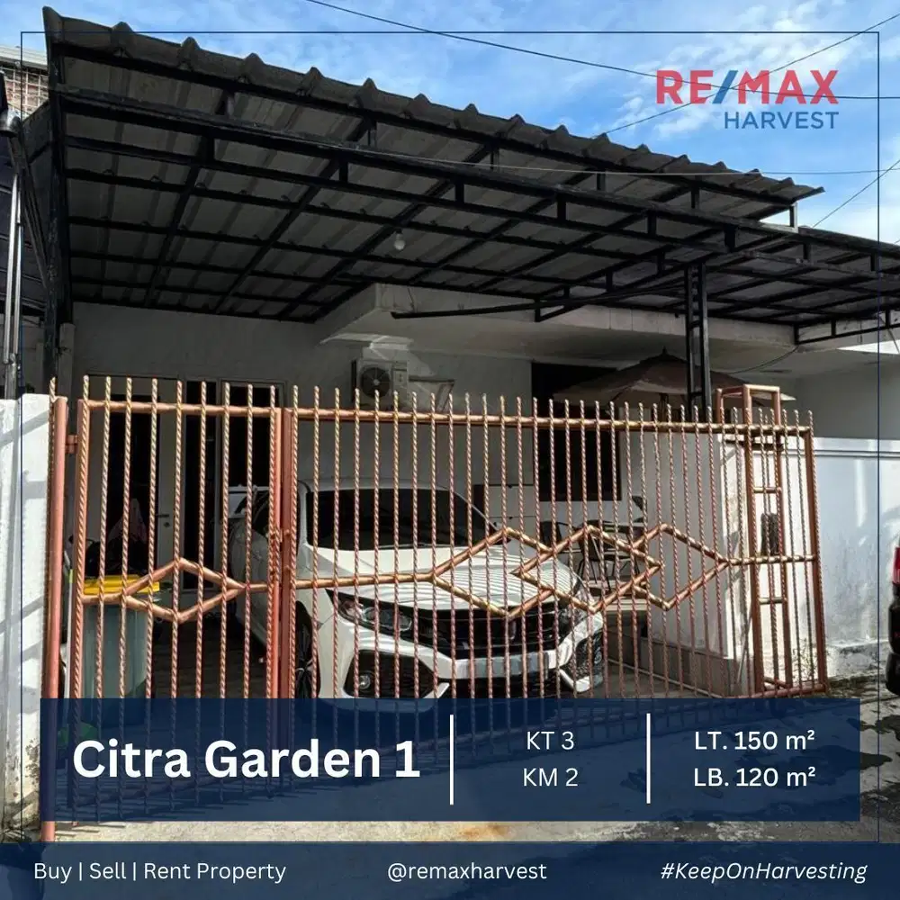 DIJUAL MURAH RUMAH TINGGAL SIAP HUNI CITRA GARDEN 1 JAKARTA BARAT