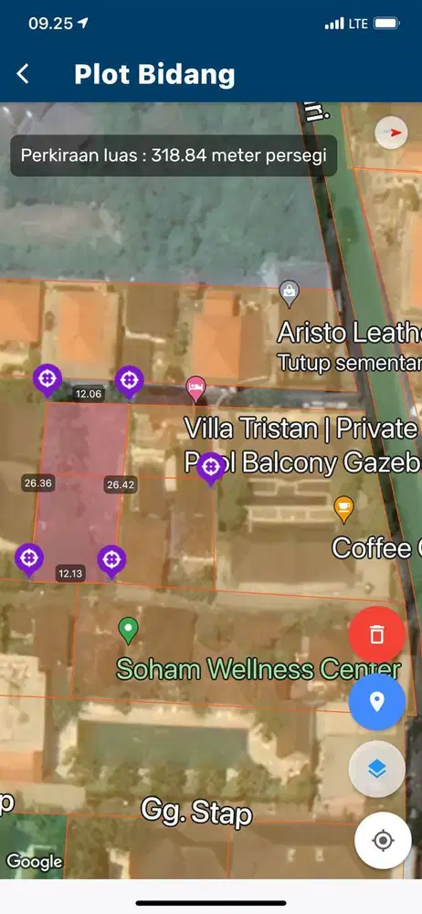 DIJUAL TANAH KAWASAN WISATA PETITENGET