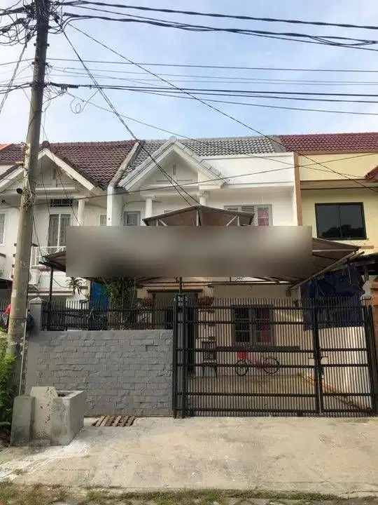 DIJUAL CEPAT Rumah Taman Palem Lestari Tusa Lt 120m2 Lb 148m, 2 Lantai 3.300 Watt Hoek Semi Furnish SHM