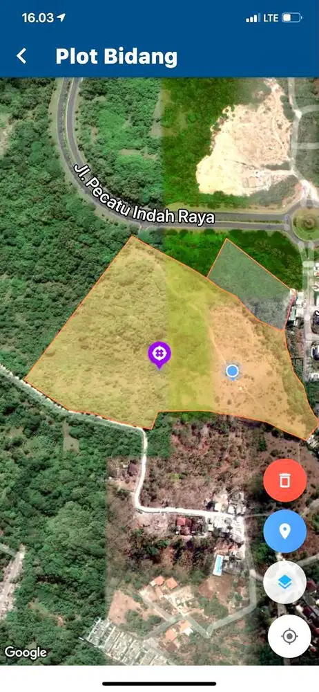 TANAH PREMIUM STRATEGIS AREA PECATU INDAH RESORT