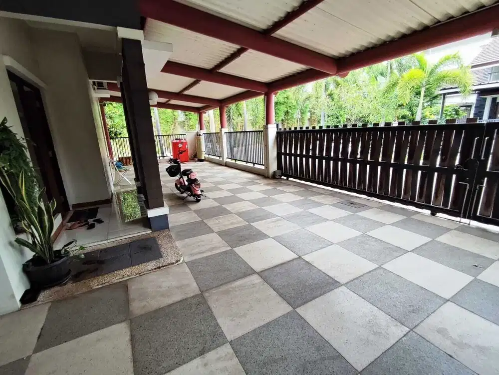 Dijual Rumah Hoek Semi furnish Cluster Aralia harapan Indah 2 bekasi