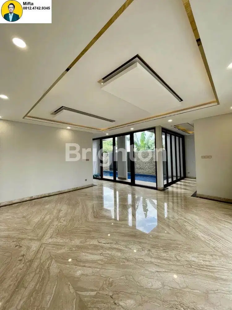 67. Dijual Rumah 4 Lantai di Jagakarsa Jakarta Selatan Full Marmer