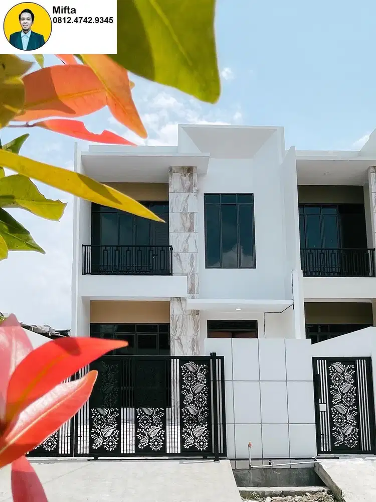 169. Murah ! Dijual Rumah Baru dekat Patung Stainles Harapan Indah M