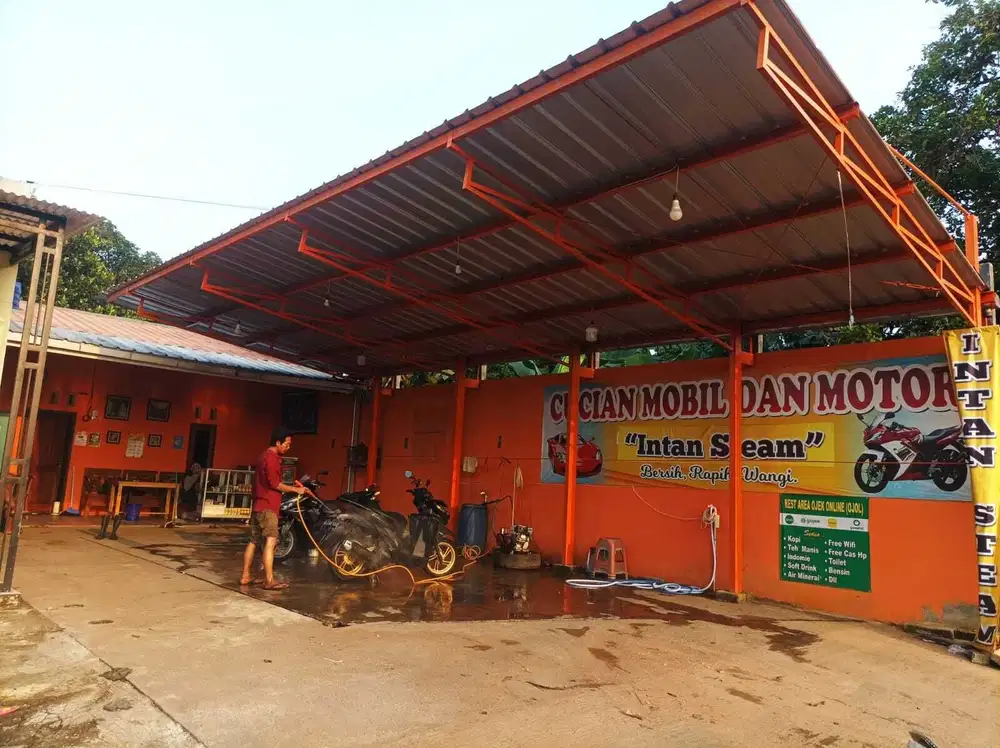 Di Jual Tempat usaha Steam Mobil dan motor