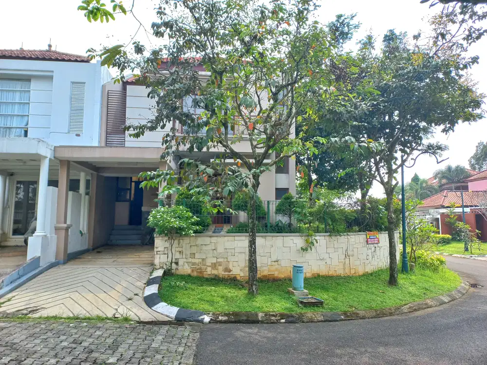 Rumah hoek furnish di Rancamaya Golf Estate Bogor