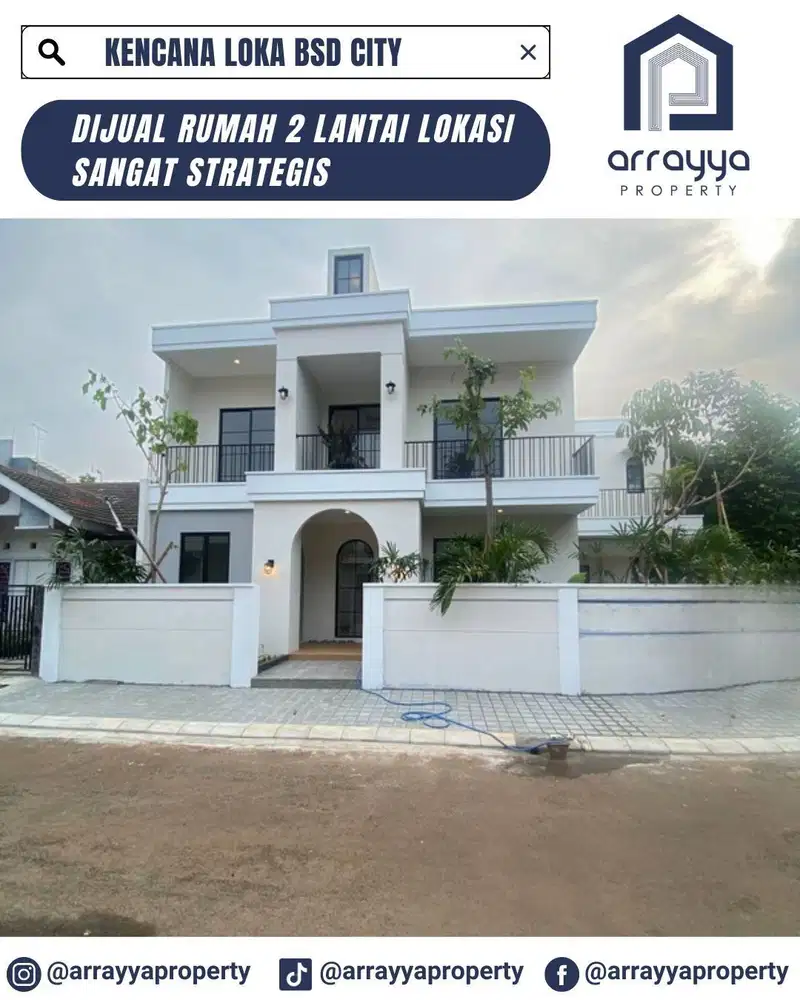 RUMAH BARU HOOK 2 LANTAI KENCANA LOKA BSD .HRB188.