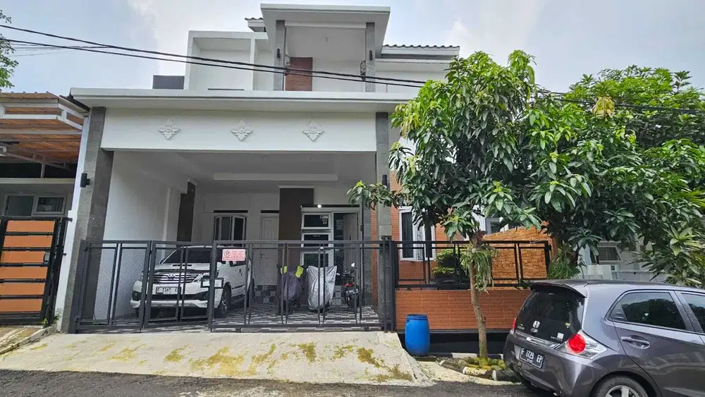 Rumah area taman hijau, sirkulasi & cahaya baik di Nusa Indah Bogor