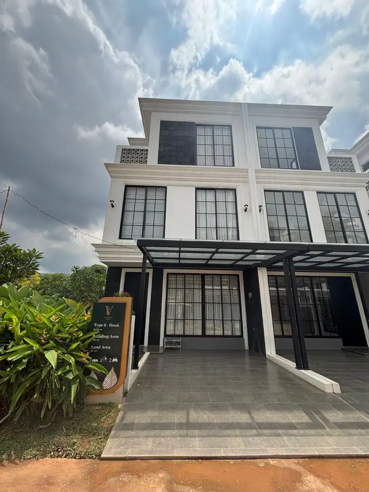 RUMAH MEWAH DI MERUYA JAKBAR FREE DP FREE Canopy FREE Smart Door lock