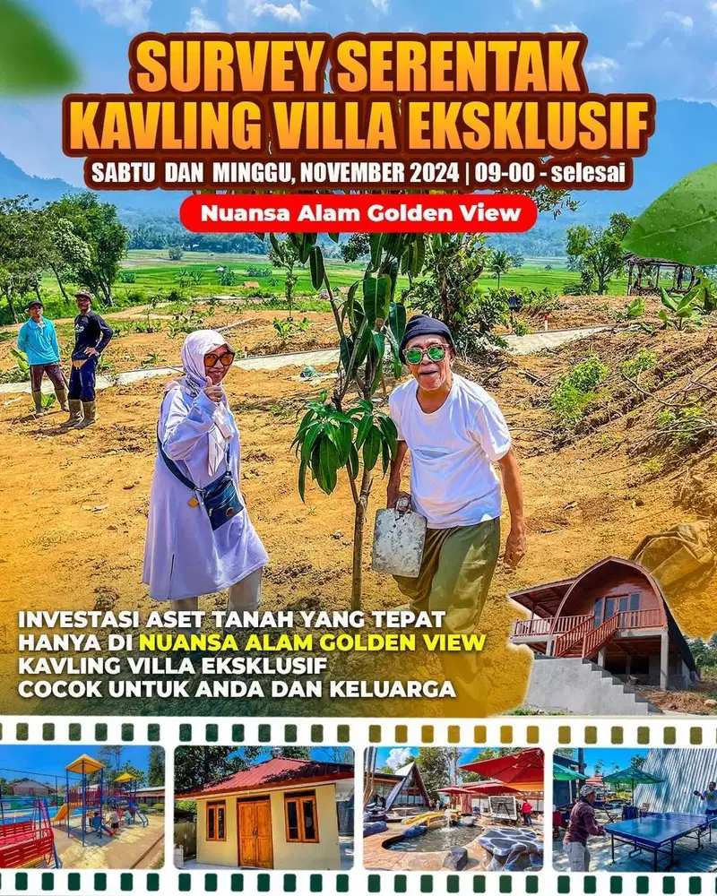 Tanah Murah Nempel Jalan Bisa Bangun di Nuansa Alam Golden View Bogor