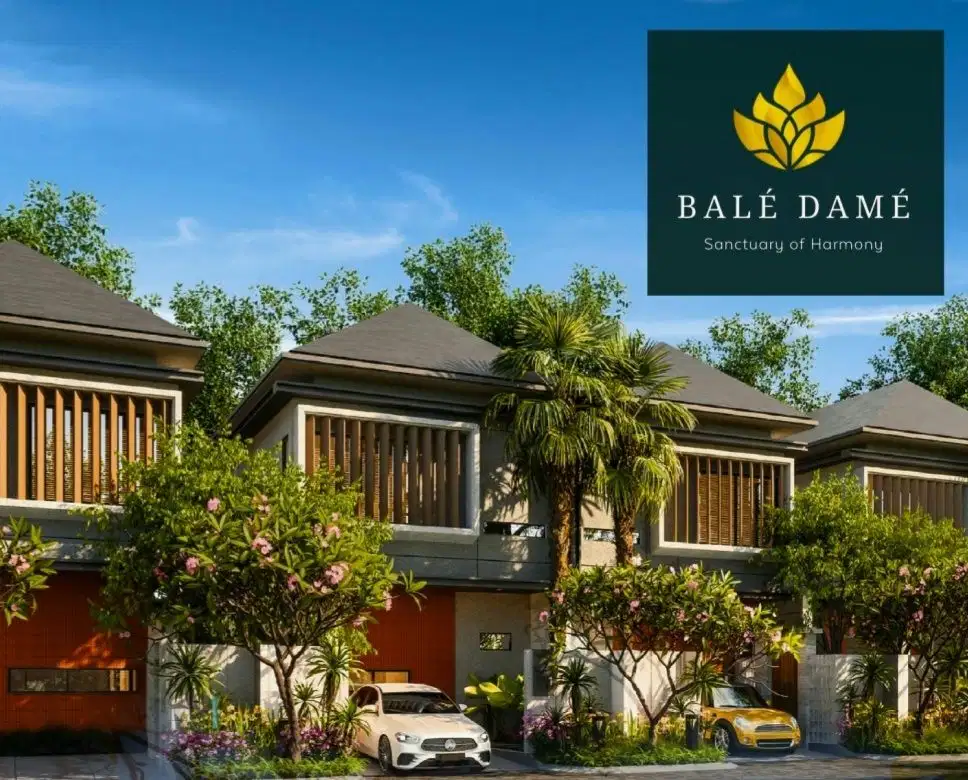 Rumah dijual Villa Cluster Bale Dame Sanur Bali Lokasi Bagus