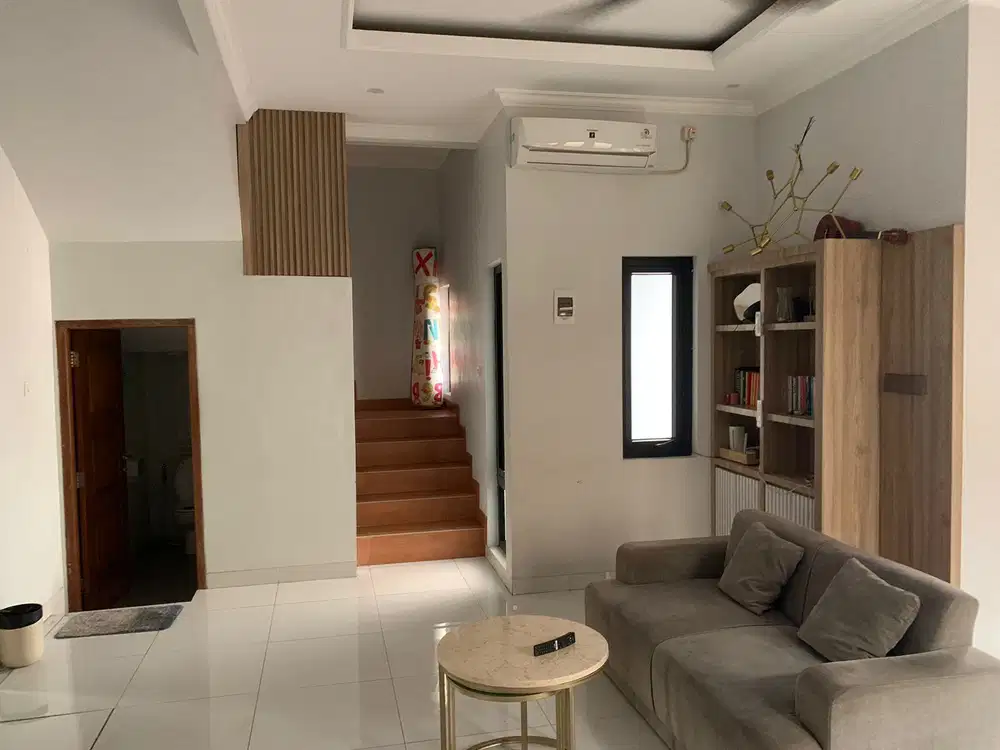 Rumah dijual Cluster Gapura Menteng Bintaro Sektor 5 Furnish Siap Huni
