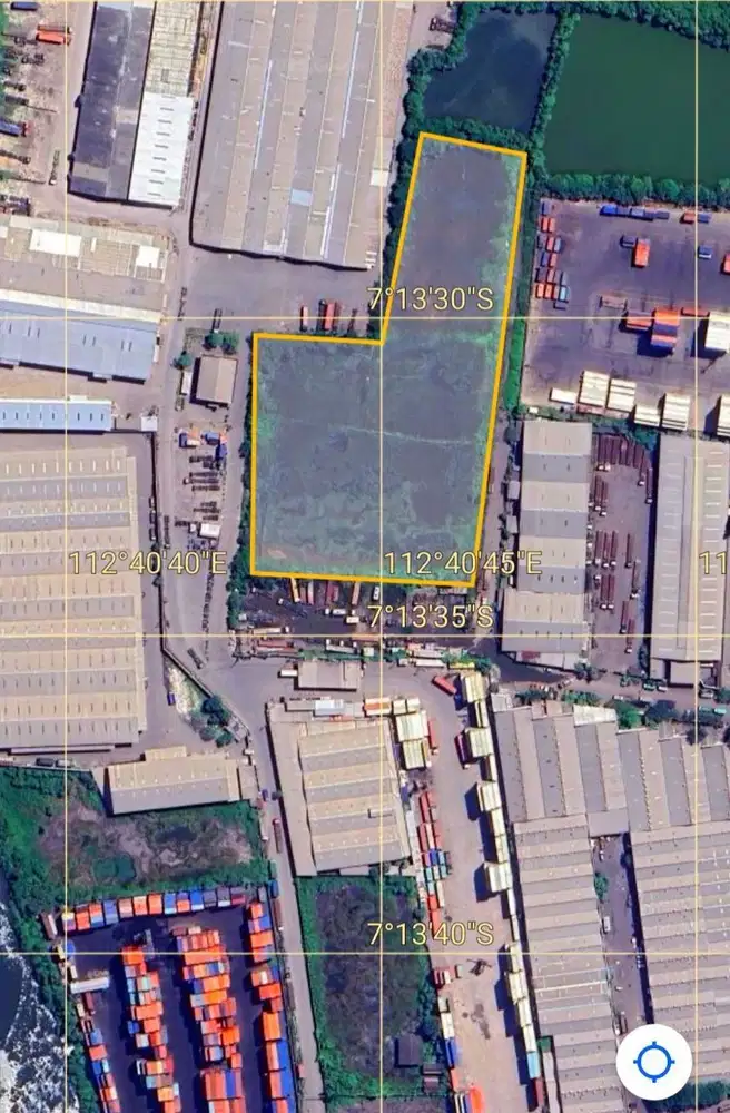 Tanah untuk gudang atau pabrik kalianak dekat margomulyo surabaya