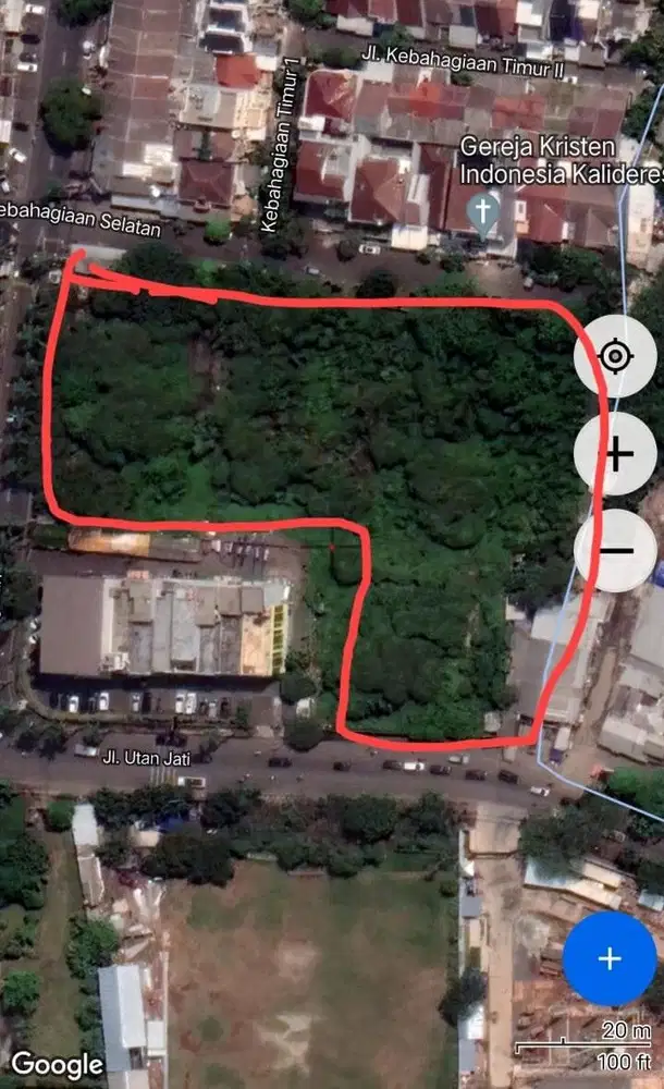 Dijual Tanah Kavling Dibawah Njop Lokasi Area Citra Garden 2