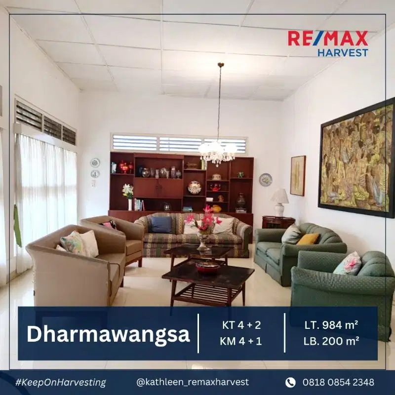 DIJUAL CEPAT RUMAH HITUNG TANAH DI DHARMAWANGSA