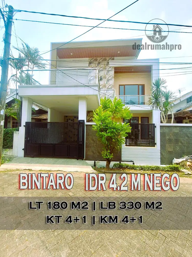 Rumah bintaro jaya sektor 5 selasai renovasi siap huni