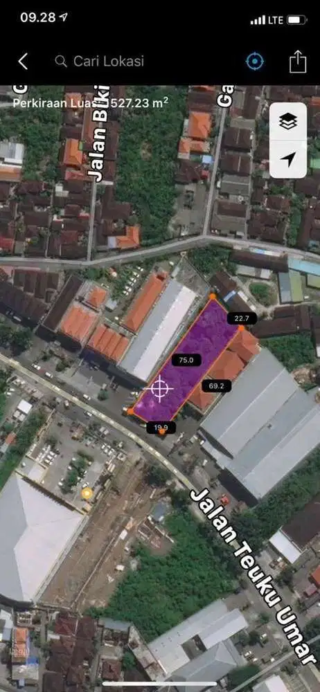 TANAH JALAN UTAMA TEUKU UMAR