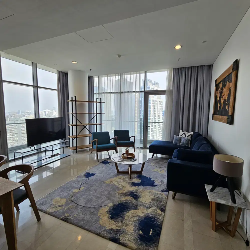 Disewakan Apartemen Verde Two 2br uk 188m2 Corner Full Furnish Jaksel