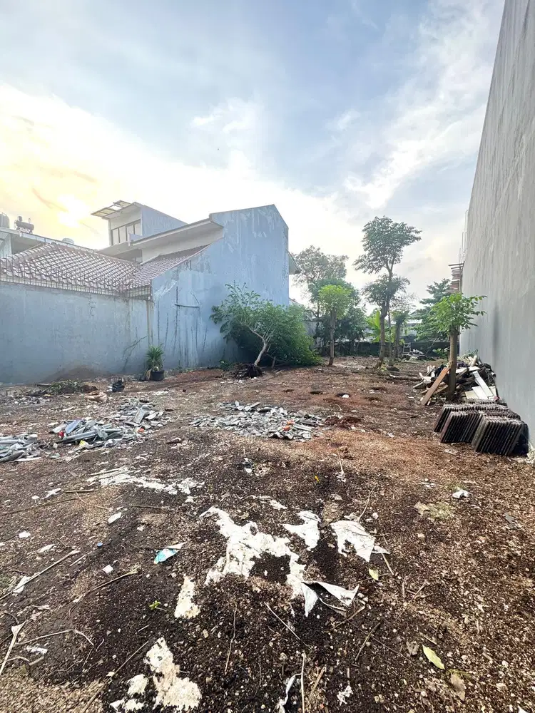 Tanah Kav DKI Meruya Selatan 250M Siap Bangun SHGB Hadap Selatan