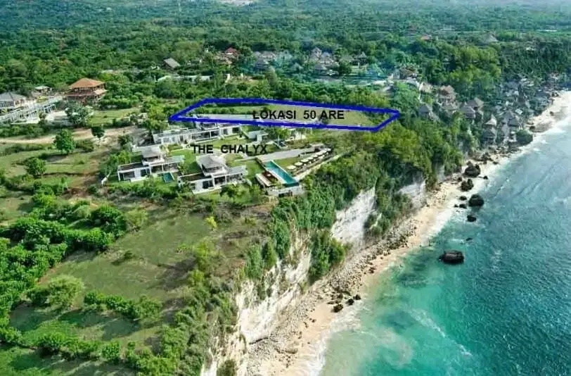 TANAH STRATEGIS LOKASI TEPI TEBING LAUT AREA BINGIN