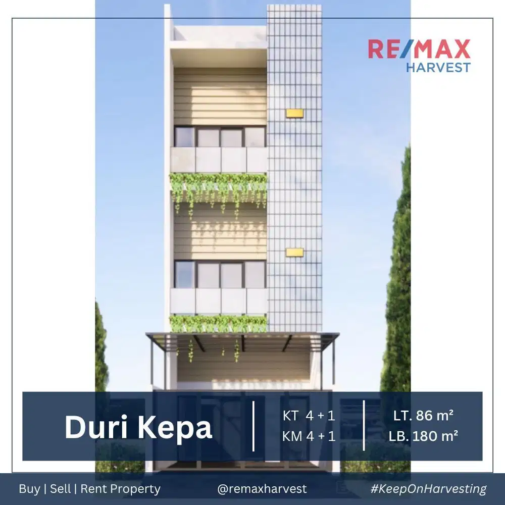 Rumah Baru Dan Murah 3 Lantai Di Duri Kepa - Akses Jalan Muat 2 Mobil