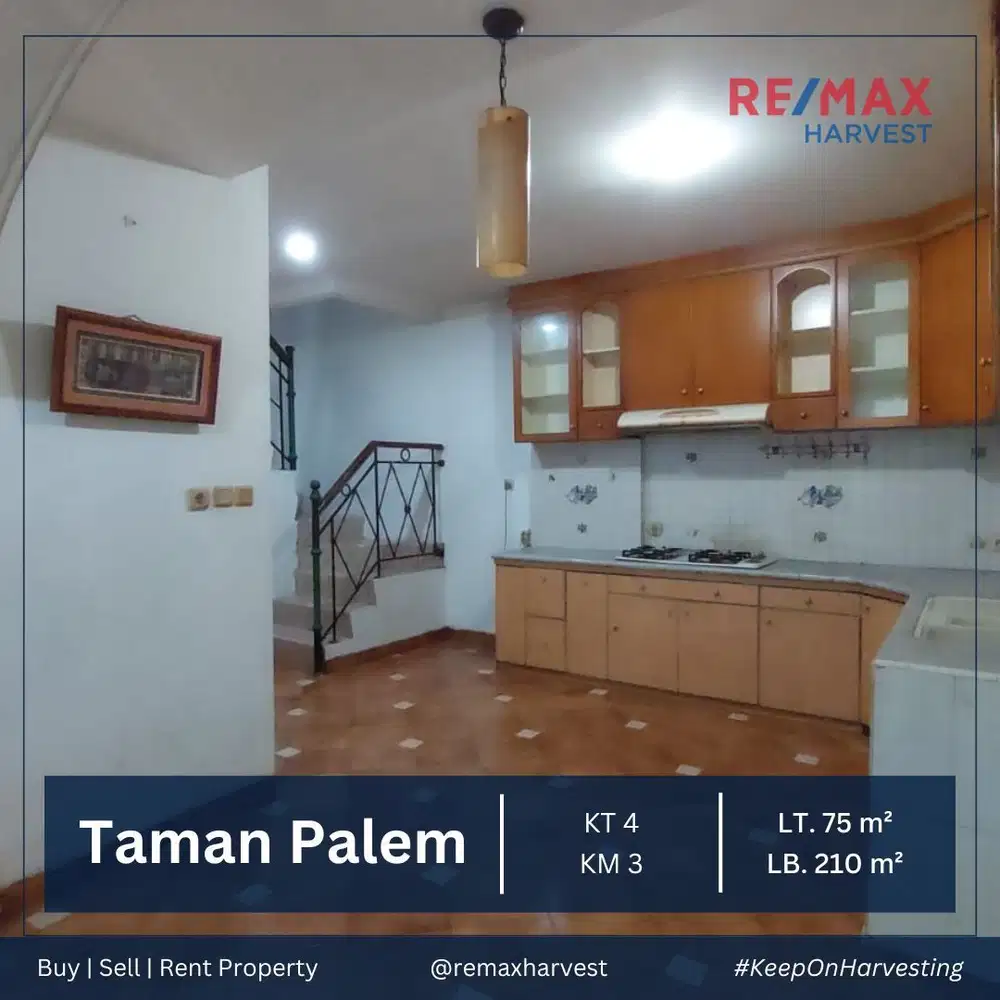 DIJUAL CEPAT SANGAT MURAH BU RUMAH SIAP HUNI TAMAN PALEM JAKARTA BARAT