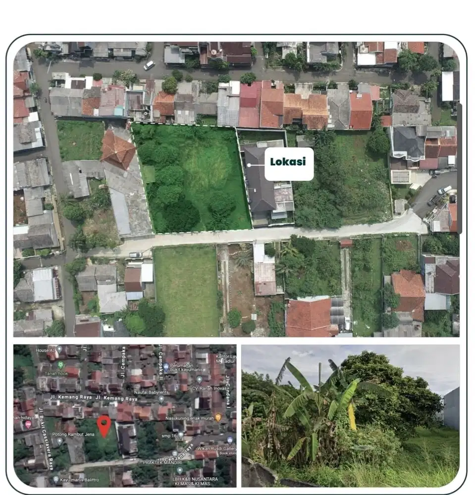 Kavling untuk perumahan selangkah Gerbang Tol Kayu Manis Bogor