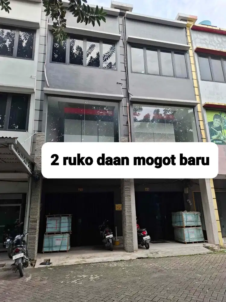 Dijual ruko gandeng 2, hadap utara daan mogot baru
