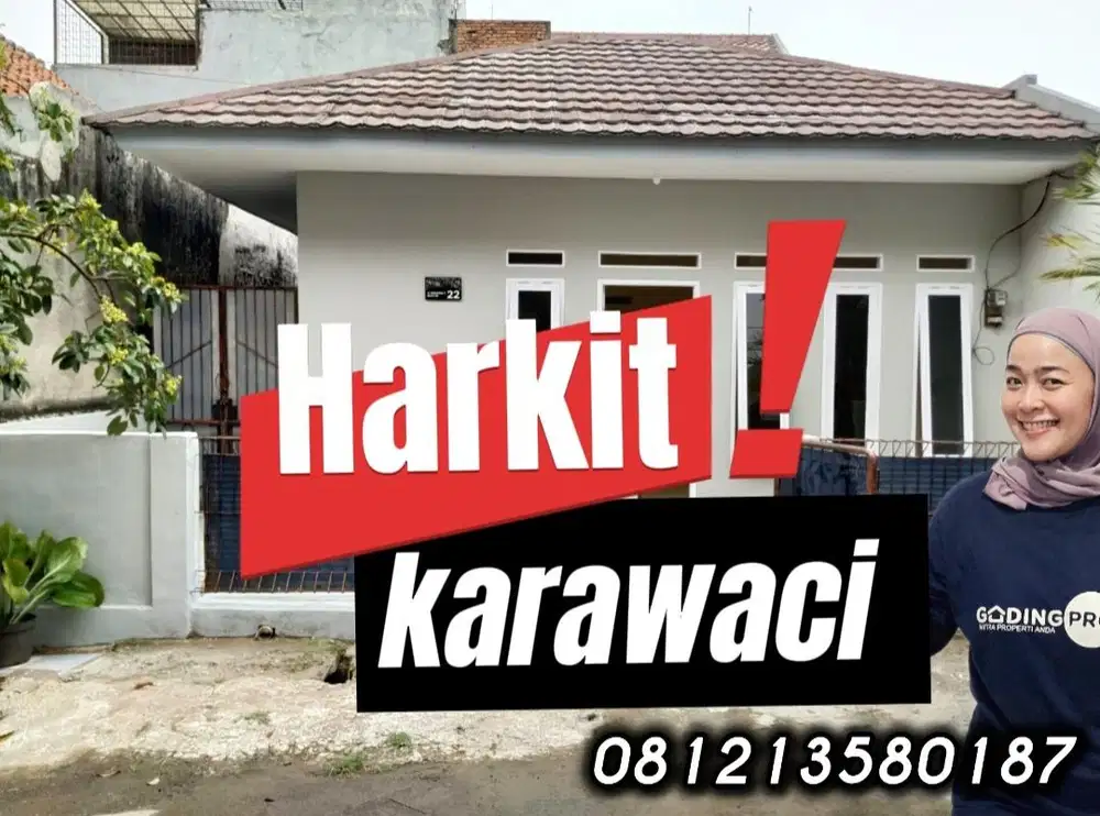 Dijual murah rumah 4 kamar baru renovasi di harkit Karawaci tangerang
