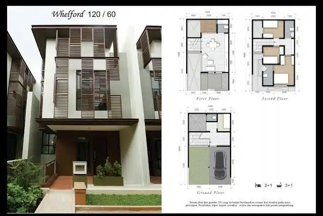 Dijual Rumah di Cluster Whelford Greenwich Park BSD