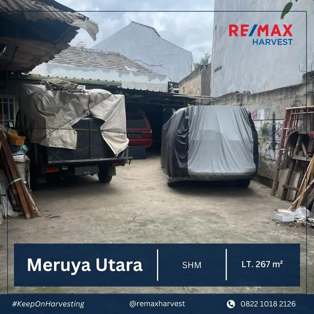 DIJUAL HARGA SANGAT MURAH RUMAH HITUNG TANAH MERUYA UTARA JAKARTABARAT