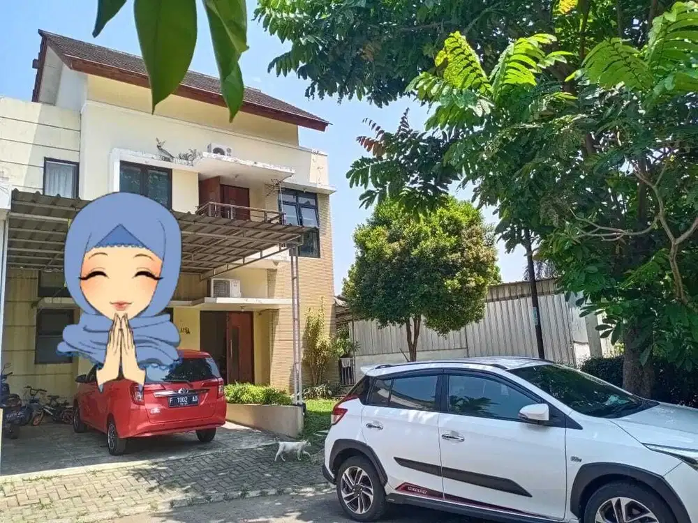 Rumah 2 lt halaman luas Danau Bogor  Raya Lakeside, Bogor