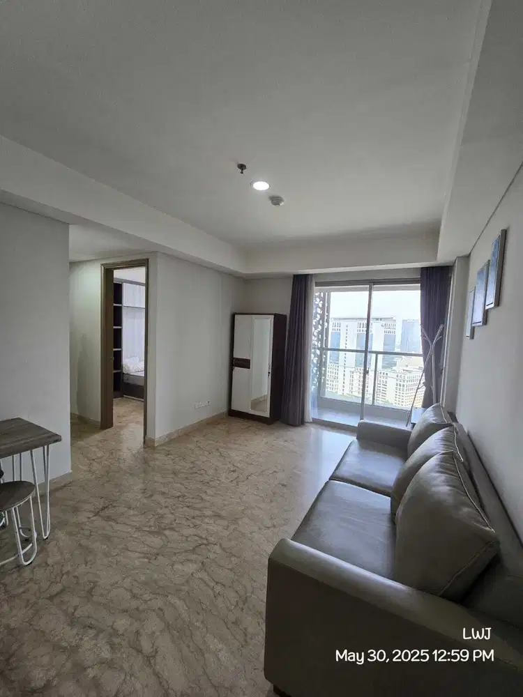 Disewakan Apartemen Gold Coast PIK 2BR, 90m2, Full Furnish, Sea View