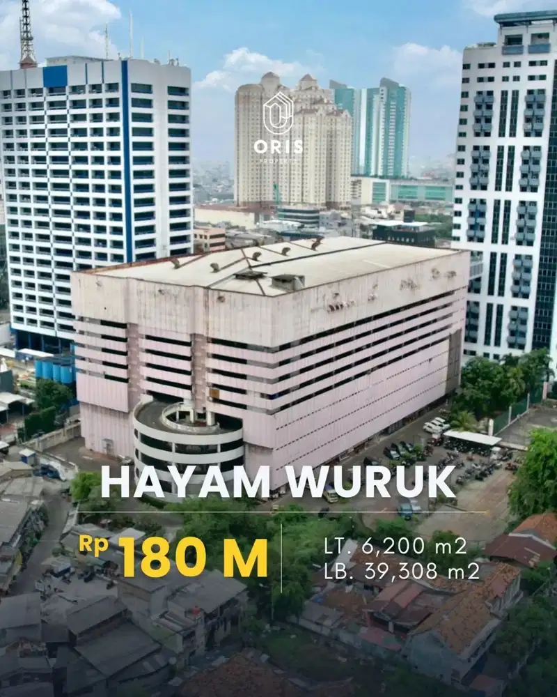For Sale Gedung Parkir Premium Area Lokasi Strategis di Hayam Wuruk